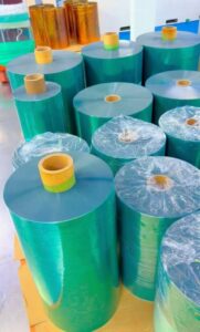 Coated PET silicone tape master roll