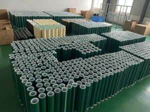 PET silicone tape log roll before slitting